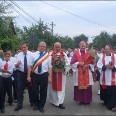 19 iulie 2008: Administrarea Mirului în Parohia Cleja