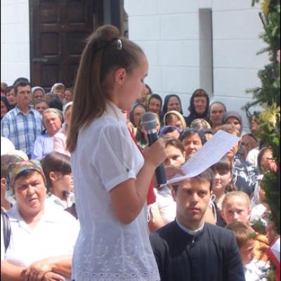 19 iulie 2008: Administrarea Mirului în Parohia Cleja