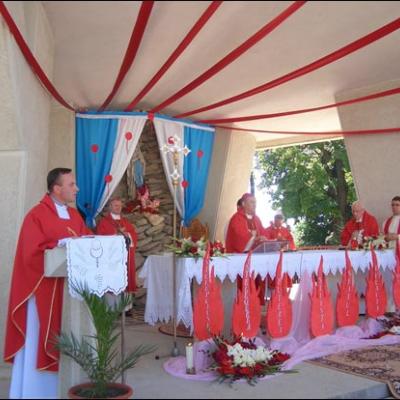 20 iulie 2008: Administrarea Mirului în Parohia Gheraesti