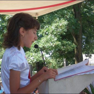 20 iulie 2008: Administrarea Mirului în Parohia Gheraesti