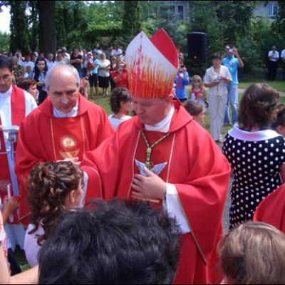 20 iulie 2008: Administrarea Mirului în Parohia Gheraesti