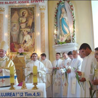 31 iulie 2008: Barticeşti: Liturghia de înmânare a numirilor