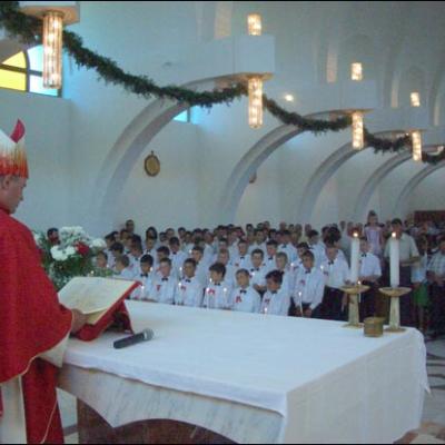 2 august 2008: Administrarea Mirului în Parohia Dărmăneşti