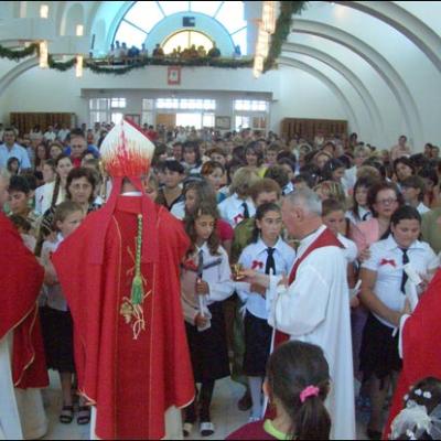 2 august 2008: Administrarea Mirului în Parohia Dărmăneşti