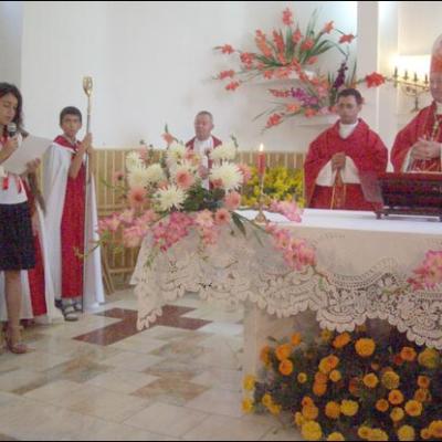 3 august 2008: Administrarea Mirului în Parohia Comăneşti