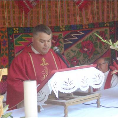 6 august 2008: Administrarea Mirului în Parohia Văleni