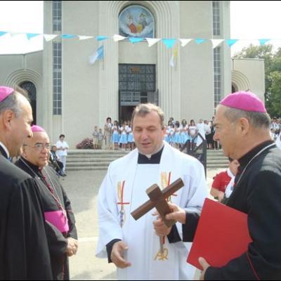 9 august 2008: Binecuvântarea casei de bătrâni şi bolnavi "Papa Ioan Paul al II-lea"