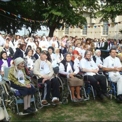 9 august 2008: Binecuvântarea casei de bătrâni şi bolnavi "Papa Ioan Paul al II-lea"