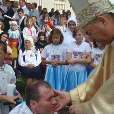 9 august 2008: Binecuvântarea casei de bătrâni şi bolnavi "Papa Ioan Paul al II-lea"