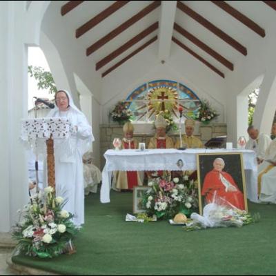 9 august 2008: Binecuvântarea casei de bătrâni şi bolnavi "Papa Ioan Paul al II-lea"