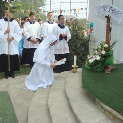9 august 2008: Binecuvântarea casei de bătrâni şi bolnavi "Papa Ioan Paul al II-lea"