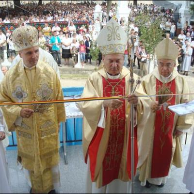 9 august 2008: Binecuvântarea casei de bătrâni şi bolnavi "Papa Ioan Paul al II-lea"