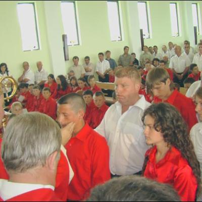 9 august 2008: Administrarea Mirului în Parohia Nicoreşti