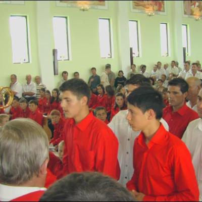 9 august 2008: Administrarea Mirului în Parohia Nicoreşti