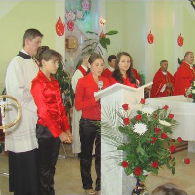 9 august 2008: Administrarea Mirului în Parohia Nicoreşti