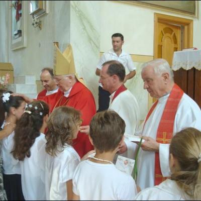 17 august 2008: Administrarea Mirului în Parohia Frumoasa