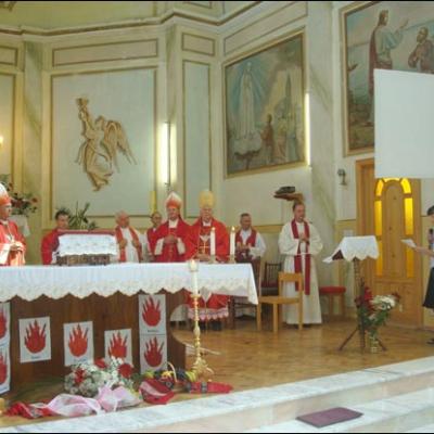 17 august 2008: Administrarea Mirului în Parohia Frumoasa