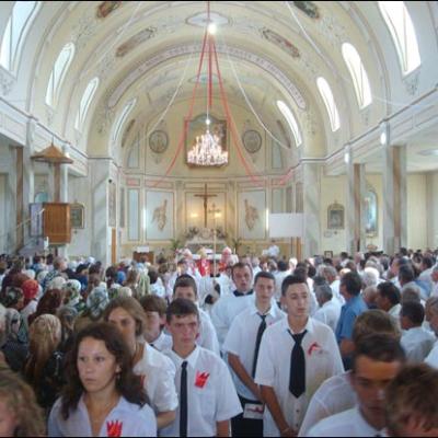 17 august 2008: Administrarea Mirului în Parohia Frumoasa