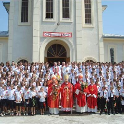 17 august 2008: Administrarea Mirului în Parohia Frumoasa