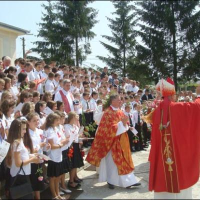 17 august 2008: Administrarea Mirului în Parohia Frumoasa