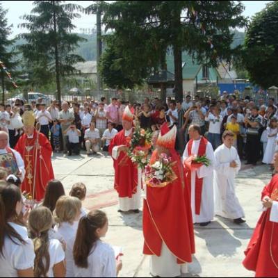 17 august 2008: Administrarea Mirului în Parohia Frumoasa
