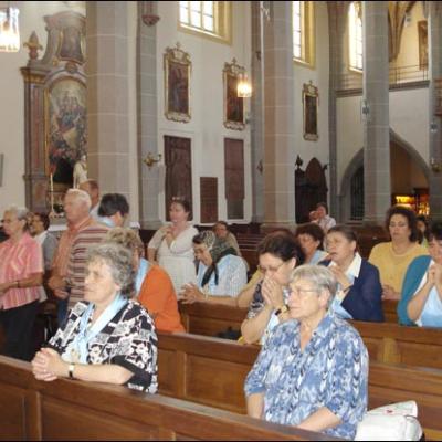 19 august - 4 septembrie 2008: O vizită deosebită la Fecioara Maria de la Lourdes