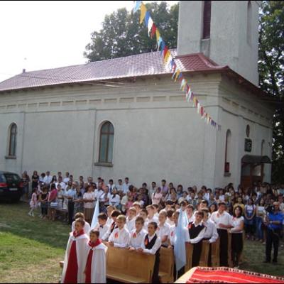 5 septembrie 2008: Administrarea Mirului în Parohia Mogoşeşti Siret