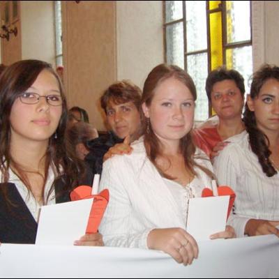 13 septembrie 2008: Administrarea Mirului în Parohia Sascut