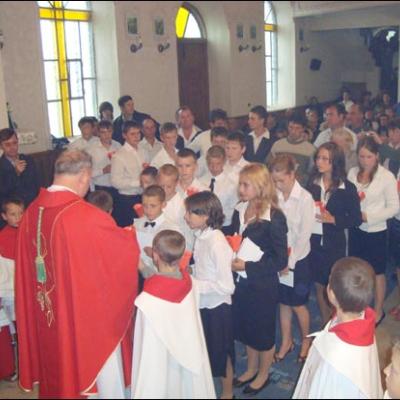 13 septembrie 2008: Administrarea Mirului în Parohia Sascut