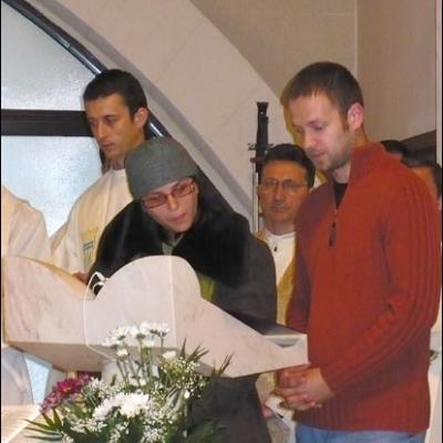 15 septembrie 2008: Iaşi "Sfânta Tereza a Pruncului Isus": Sfinţirea grotei dedicată Fecioarei Maria de la Lourdes şi a statuii papei Ioan Paul al II-lea
