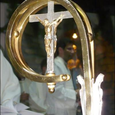 15 septembrie 2008: Iaşi "Sfânta Tereza a Pruncului Isus": Sfinţirea grotei dedicată Fecioarei Maria de la Lourdes şi a statuii papei Ioan Paul al II-lea
