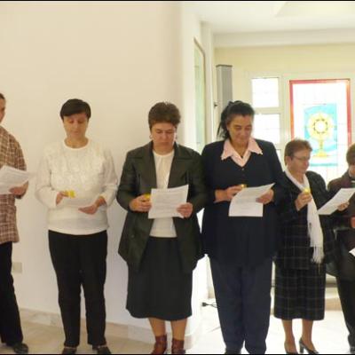 27 septembrie 2008: Iaşi: Întâlnire a terezinelor din România la Casa "Sf. Iosif", cu depunere de voturi