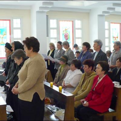 27 septembrie 2008: Iaşi: Întâlnire a terezinelor din România la Casa "Sf. Iosif", cu depunere de voturi
