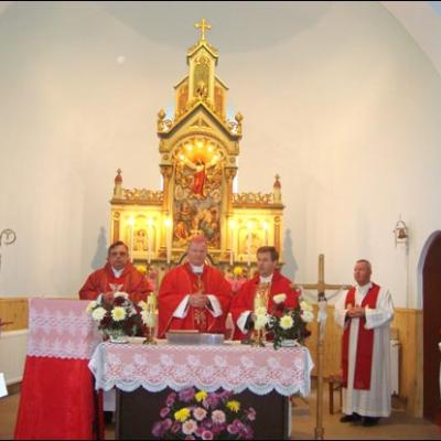 27 septembrie 2008: Administrarea Mirului în filiala Păltinoasa a Parohiei Cacica