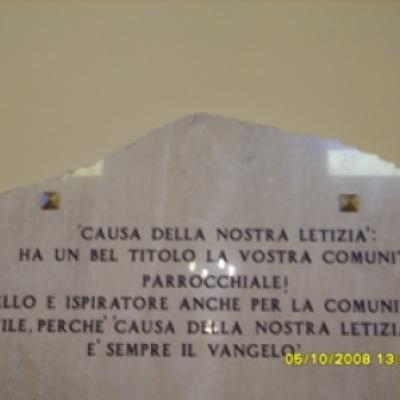 5 octombrie 2008: Roma: Ep. Aurel Percă în vizită la românii catolici