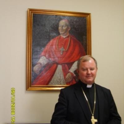 5 octombrie 2008: Roma: Ep. Aurel Percă în vizită la românii catolici
