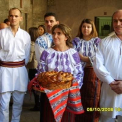 5 octombrie 2008: Roma: Ep. Aurel Percă în vizită la românii catolici