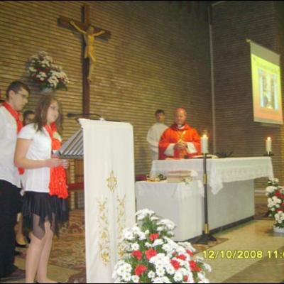 12 octombrie 2008: Administrarea tainei Mirului la Zaragoza (Spania)