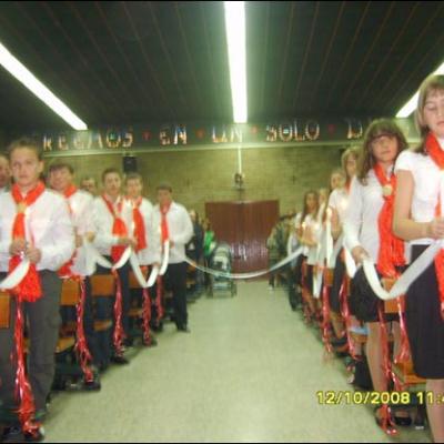 12 octombrie 2008: Administrarea tainei Mirului la Zaragoza (Spania)