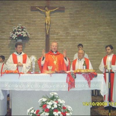 12 octombrie 2008: Administrarea tainei Mirului la Zaragoza (Spania)