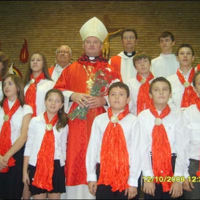 12 octombrie 2008: Administrarea tainei Mirului la Zaragoza (Spania)
