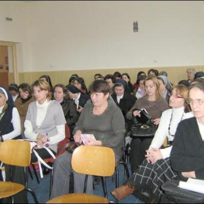 18 octombrie 2008: Rădăuţi: Întrunirea anuală a educatoarelor din Dieceza de Iaşi