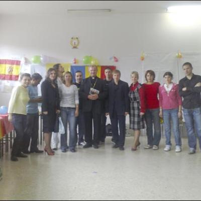 19 octombrie 2008: Madrid: Vizita PS Aurel Percă la comunitatea catolică românească