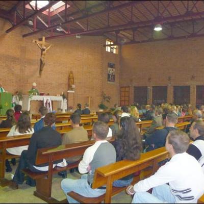 19 octombrie 2008: Madrid: Vizita PS Aurel Percă la comunitatea catolică românească