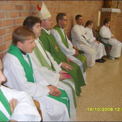 19 octombrie 2008: Madrid: Vizita PS Aurel Percă la comunitatea catolică românească