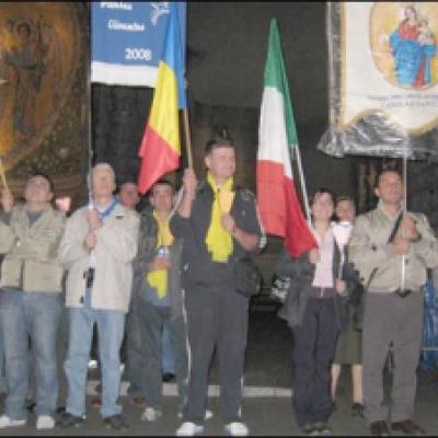 16-19 octombrie 2008: Credincioşi români din Verona în pelerinaj la Lourdes