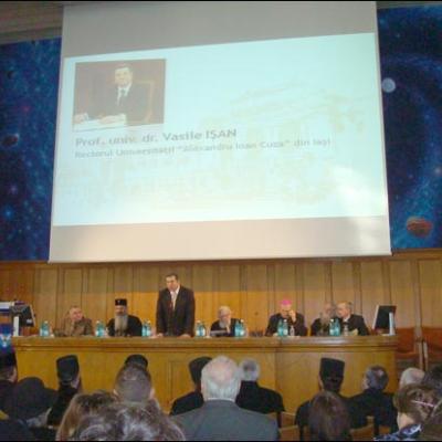 5 decembrie 2008: Iaşi: Conferinţa "Text şi discurs religios" - ziua I
