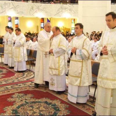 8 decembrie 2008: Iaşi: Sfinţire de diaconi