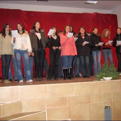 13 decembrie 2008: Săbăoani: Concert de colinde