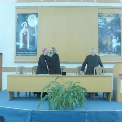 15 ianuarie 2009: Iaşi: Vizita ÎPS Teofan, mitropolitul Moldovei şi Bucovinei, la Institutul Teologic Romano‑Catolic "Sf. Iosif"